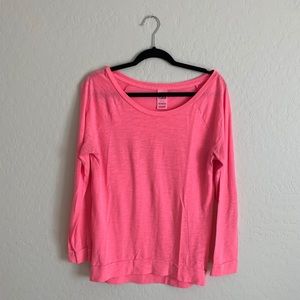 PINK long sleeve pink top